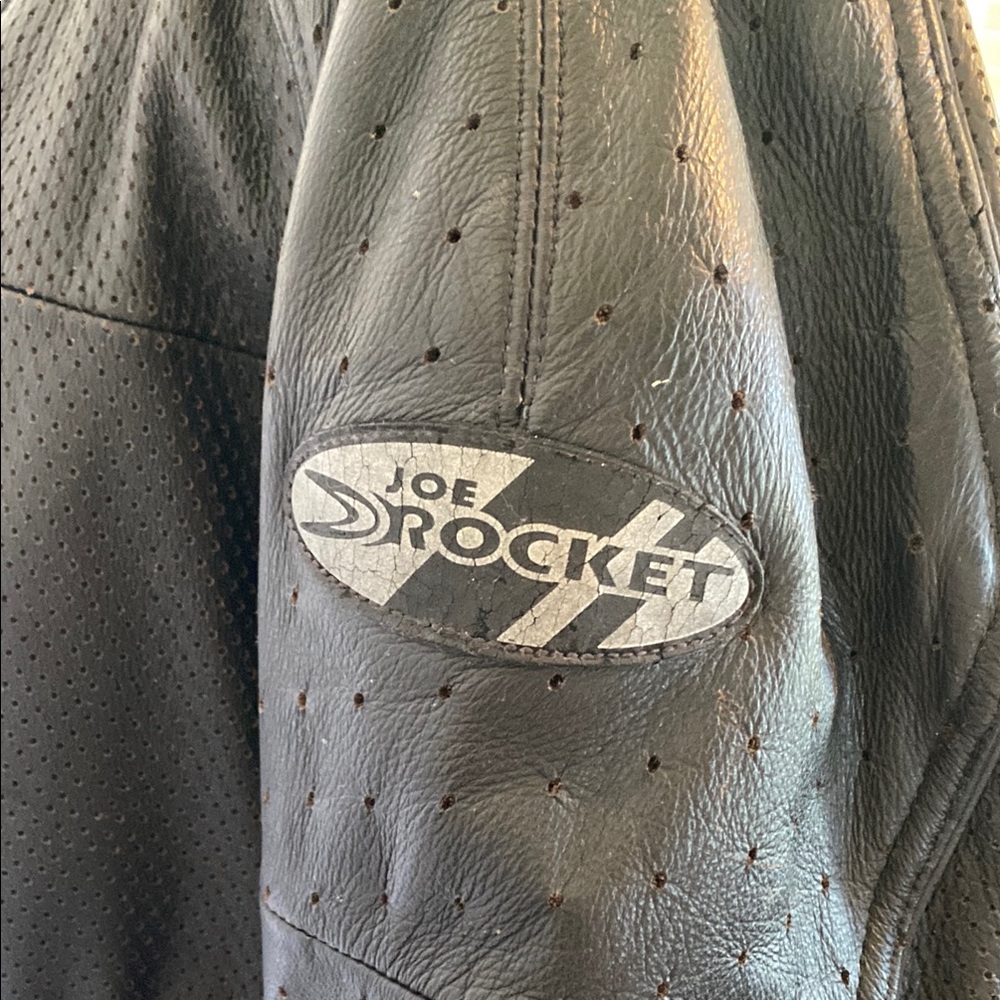 Joe Rocket Black Leather Jacket - Picture 7 of 16